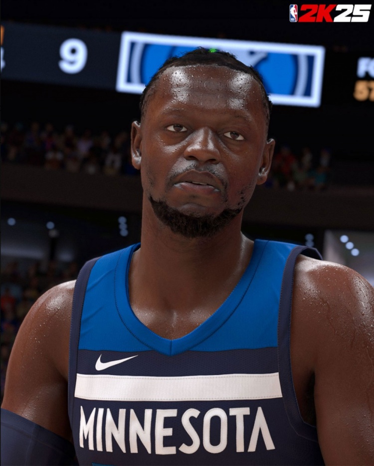 像不像？？NBA2K25上線尼克斯唐斯和森林狼蘭德爾